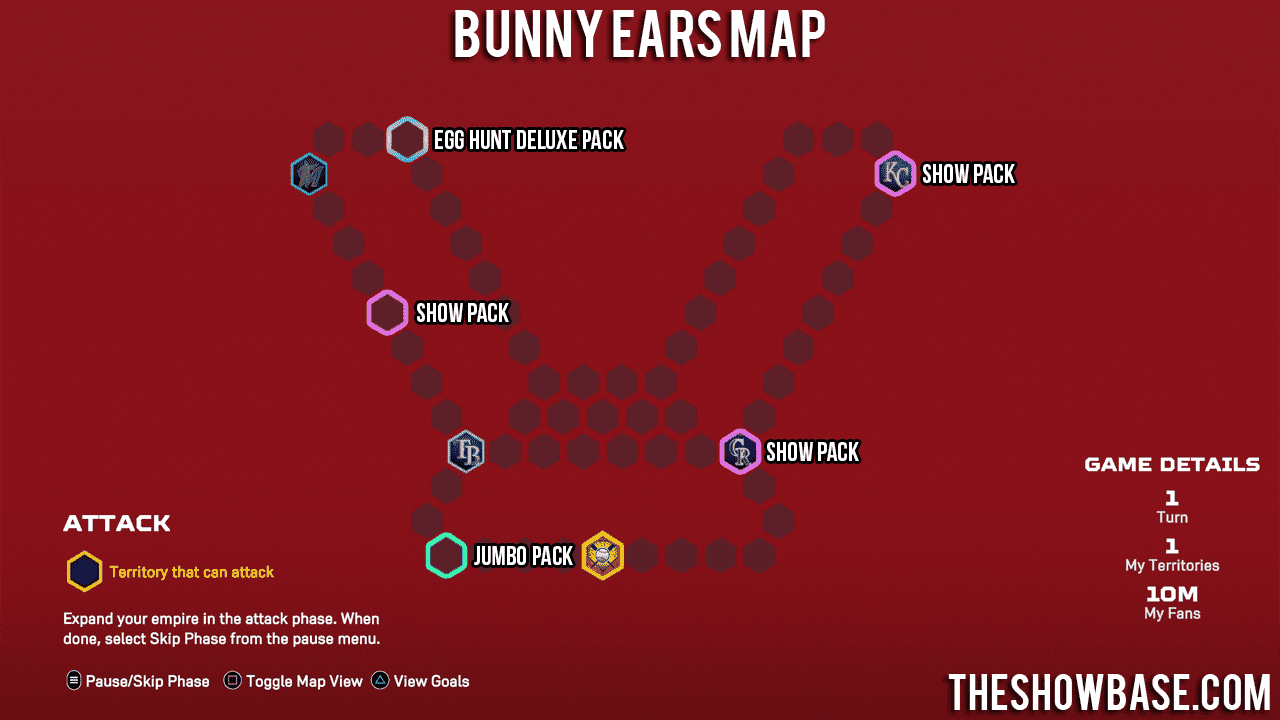 Bunny Ears Conquest Map
