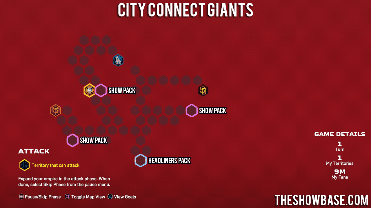 City Connect Giants Map