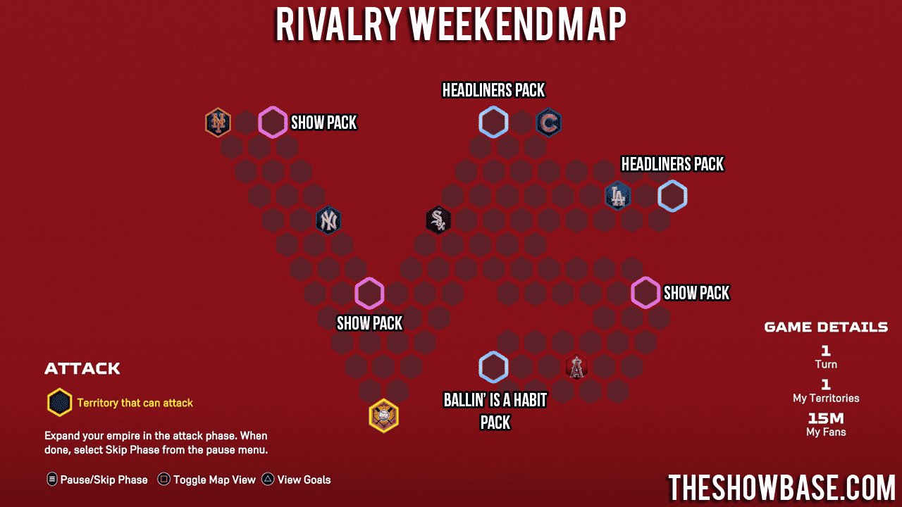 Rivalry Weekend Map