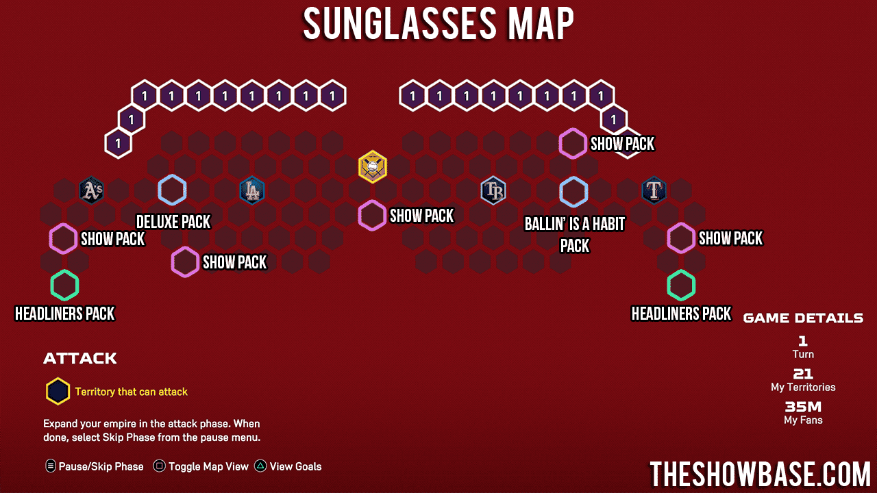 Sunglasses Map conquest map