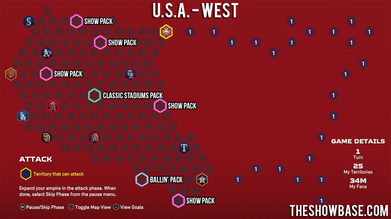 USA West Map
