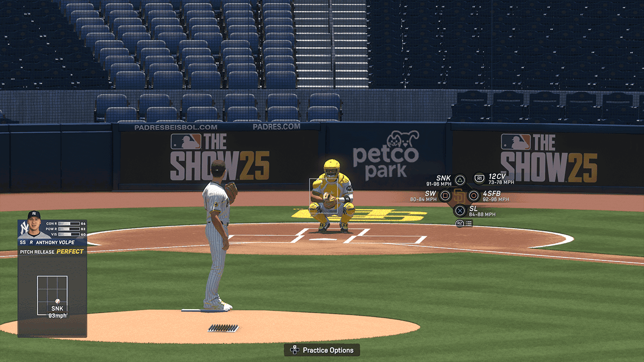 Pitch Types Guide - Comprehensive guide to all pitch types in MLB The Show 25, including their characteristics and best use cases.