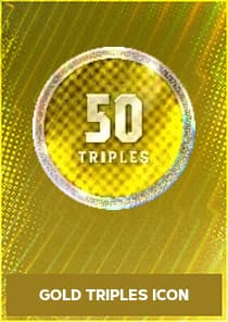 Gold Triples Icon