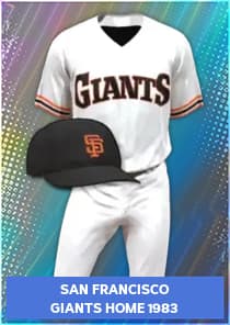 San Francisco Giants Home 1983