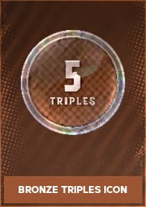Bronze Triples Icon