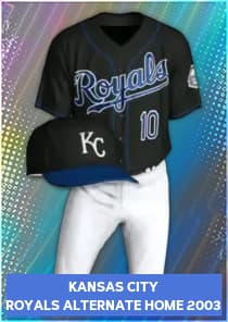 Kansas City Royals Alternate Home 2003