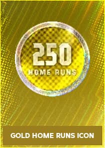 Gold Home Runs Icon