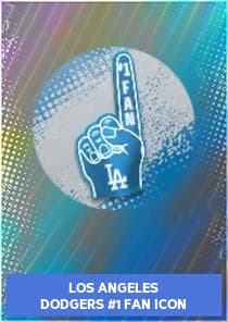 Los Angeles Dodgers #1 Fan Icon