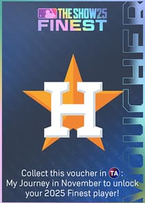 TA: My Journey Astros 2025 Finest Voucher