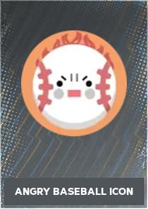 Angry Baseball Icon