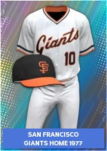 San Francisco Giants Home 1977