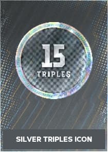 Silver Triples Icon