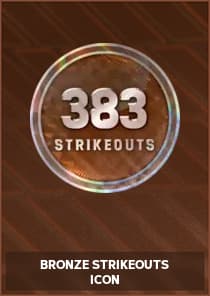 Bronze Strikeouts Icon
