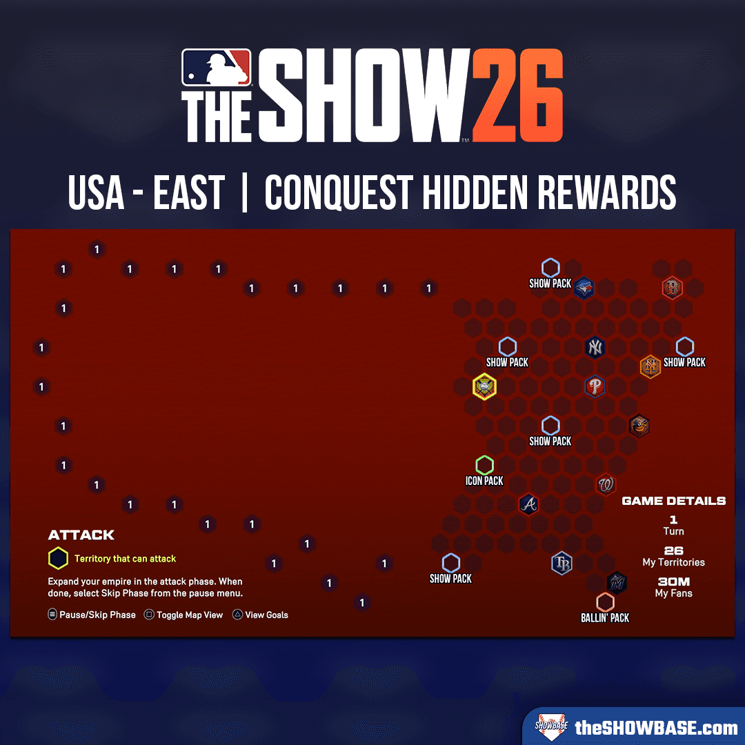 USA - EAST Conquest Map 