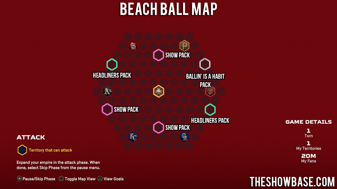 Beach Ball Map