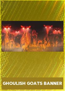 Ghoulish Goats Banner