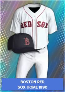 Boston Red Sox Home 1990