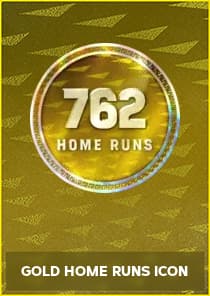 Gold Home Runs Icon