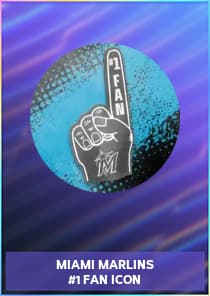 Miami Marlins #1 Fan Icon