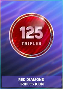 Red Diamond Triples Icon