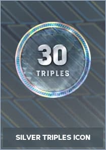 Silver Triples Icon
