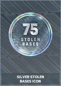 Silver Stolen Bases Icon