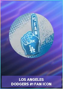 Los Angeles Dodgers #1 Fan Icon