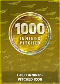 Gold Innings Pitched Icon