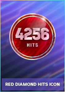Red Diamond Hits Icon