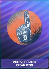 Detroit Tigers #1 Fan Icon