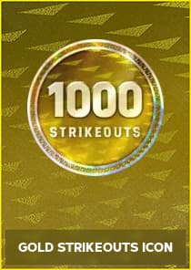 Gold Strikeouts Icon