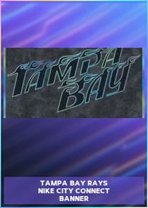 Tampa Bay Rays Nike City Connect Banner