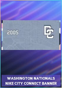 Washington Nationals Nike City Connect Banner