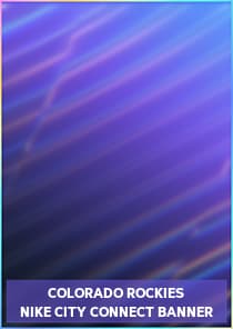 Colorado Rockies Nike City Connect Banner